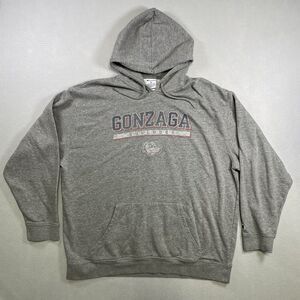 Champion Gonzaga Bulldogs Hoodie Sweatshirt Mens 2XL Gray NCAA Basketball